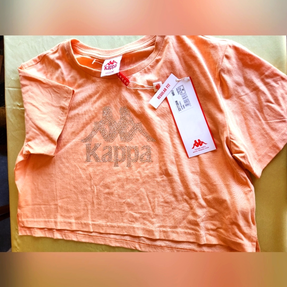 NWT Woman's medium Kappa orange/peach tee